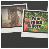 Personalisierter Foto-Schnappschuß der Stoff (Nahaufnahme)