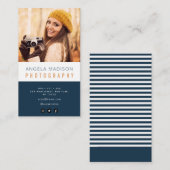 personalisierter Foto-Seefahrer Visitenkarte (Vorne/Hinten)