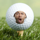 Personalisierter Foto Spaß Golfball