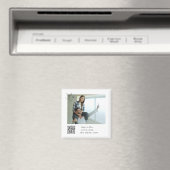 Personalisierter Foto-Speichern-Sie-das-Datum-Hoch Magnet (In Situ (Geschirrspüler))