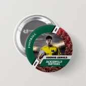 Personalisierter Foto-Sport-Button/Pin Fußball Hin Button (Vorne & Hinten)
