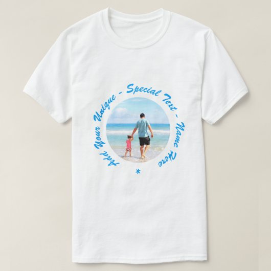 Personalisierter Foto-T - Shirt mit benutzerdefini (Design vorne)