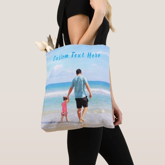Personalisierter Foto-Totbeutel mit benutzerdefini Tasche (Von Nahem)