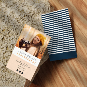 personalisierter Foto-Trendfotograf Visitenkarte
