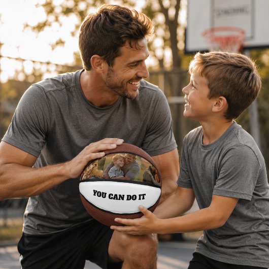 Personalisierter Foto- und Text-Mini-Basketball Mini Basketball