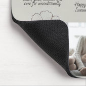 Personalisierter Foto- und Textmüttertag Mousepad (Ecke)