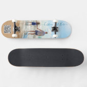 Personalisierter Foto- und Textskateboard- und QR- Skateboard (Horizontal)