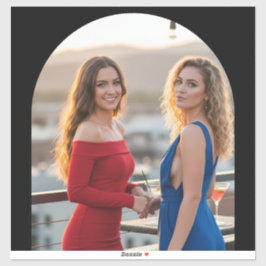 Personalisierter Foto-Vinyl-Sticker mit individuel Aufkleber