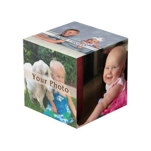 Personalisierter Foto-Würfel mit Ihren 5 Fotos Würfel