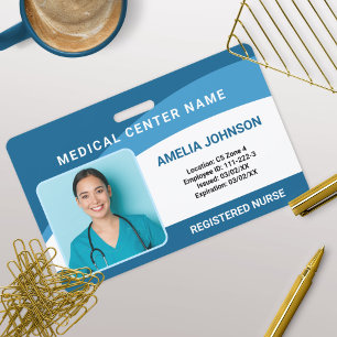 Personalisierter Fotoausweis für Krankenhausmitarb Ausweis