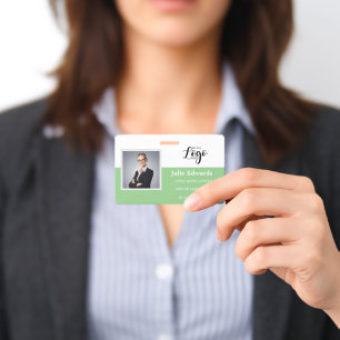 Personalisierter Fotoausweis und Logo-Sicherheitsa Ausweis