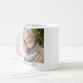 Personalisierter Fotobecher – „Bester Opa ever“ Kaffeetasse (Vorderseite Links)
