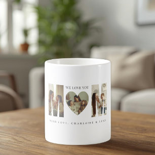 Personalisierter Fotobecher WIR LIEBEN DICH Mama Kaffeetasse