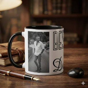 Personalisierter Fotobecher zum Vatertag-Geschenk Tasse