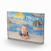 personalisierter Fotoblock mit Namen (Rechts)