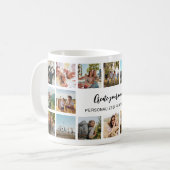 Personalisierter Fotocollage-Becher mit individuel Kaffeetasse (Vorderseite Links)