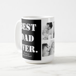 Personalisierter FotoCollage Bester Vater je Kaffeetasse