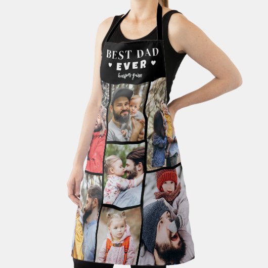Personalisierter FotoCollage Bester Vater Schürze (InSitu)