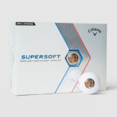 Personalisierter Fotogolfball für Golf-Liebhaber Golfball (Verpackung)