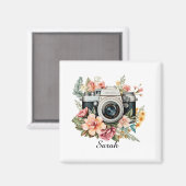 Personalisierter Fotografenmagnet Magnet (Vorderseite/Rückseite)