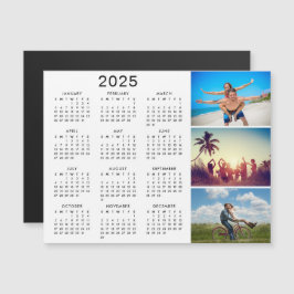 Personalisierter Fotokalender 2025 Magneteinladung