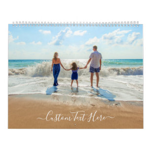 Personalisierter Fotokalender mit individuellem Te Kalender