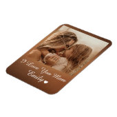 Personalisierter Fotomagnet - Individuelles Mutter Magnet (Linke Seite)