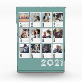 Personalisierter Fotomontage-Block 2021 Fotoblock