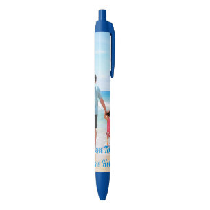 Personalisierter Fotostift mit individuellem Text Kugelschreiber