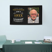 Personalisierter Fotovorlage Vater Geburtstag Lege Banner (Messeveranstaltung)