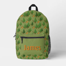 Personalisierter Fox & Forest Schulrucksack Bedruckter Rucksack