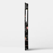 Personalisierter französischer Rokoko - Schwarzer  Case-Mate iPhone Hülle (Rückseite / Links)