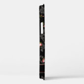 Personalisierter französischer Rokoko - Schwarzer  Case-Mate iPhone Hülle (Rückseite / Rechts)