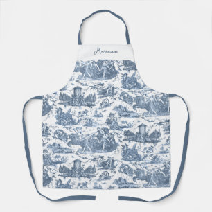 Personalisierter französischer Sonnenwagen-Toile-B Schürze