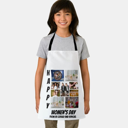 Personalisierter Frauentag 9 FotoCollage Schürze (Insitu)