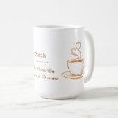 Personalisierter Frauentag-Kaffeebecher Kaffeetasse (VorderseiteRechts)