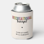 Personalisierter Freizeittherapeut Dosenkühler (Kanne Rückseite)