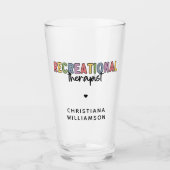 Personalisierter Freizeittherapeut Glas (Vorderseite)