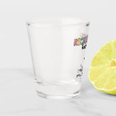 Personalisierter Freizeittherapeut Schnapsglas (Links)