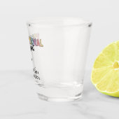 Personalisierter Freizeittherapeut Schnapsglas (Rechts)
