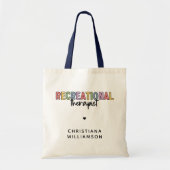 Personalisierter Freizeittherapeut Tragetasche (Vorne)