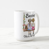 Personalisierter Freund Name Geschenk Tasse Bestie (VorderseiteRechts)