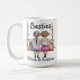 Personalisierter Freund Name Geschenk Tasse Bestie