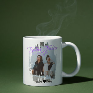 Personalisierter Freundschaftsbecher mit Foto   BF Kaffeetasse