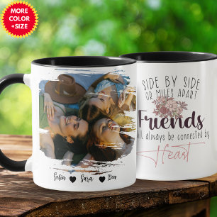 Personalisierter Freundschaftsbecher mit Foto   BF Tasse