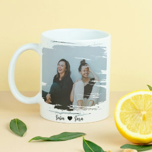 Personalisierter Freundschaftsbecher mit Foto   BF Tasse