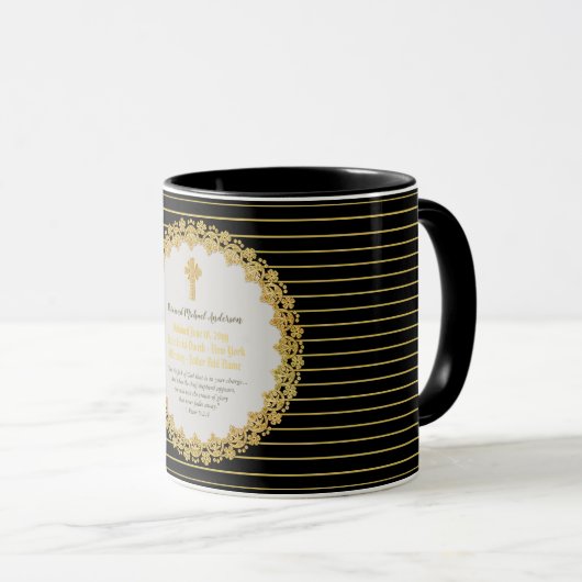 Personalisierter frisch ORDAINIERTER Priesterpasto Tasse (VorderseiteRechts)