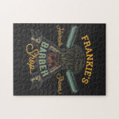 Personalisierter Friseurladen Retro-Haarschnitt-Sh Puzzle (Horizontal)