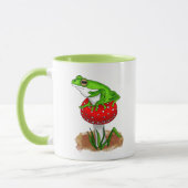 Personalisierter Froggy | Funny Frog Tasse (Links)