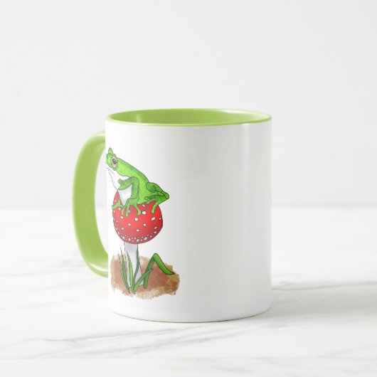 Personalisierter Froggy | Funny Frog Tasse (Vorderseite Links)